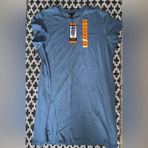 Banana Republic Blue Shirt Dress Size XXL Knee Length With Pockets, NWT